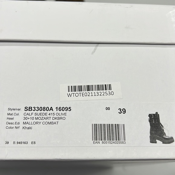 See by Chloé Mallory Suede Combat Boots - Picture 12 of 13